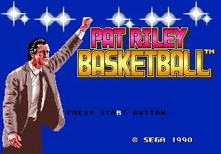 Заставка игры Pat Riley Basketball